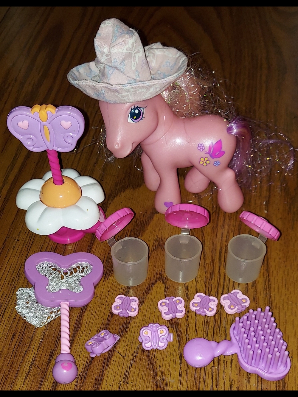 Vintage 2002 My Little Pony Avalion Butterfly Playset